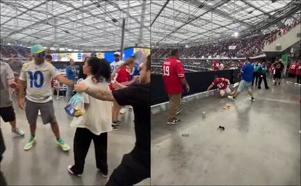 VIDEO: Fanáticos de los Rams golpean a mujer y noquean a aficionado de los 49ers de San Francisco