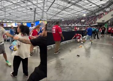 VIDEO: Fanáticos de los Rams golpean a mujer y noquean a aficionado de los 49ers de San Francisco