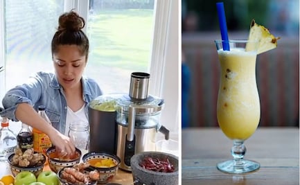 Haz como Salma Hayek y bebe jugo