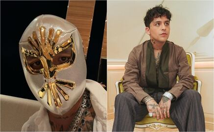 Christian Nodal presume máscara de Místico y el luchador le responde en redes sociales