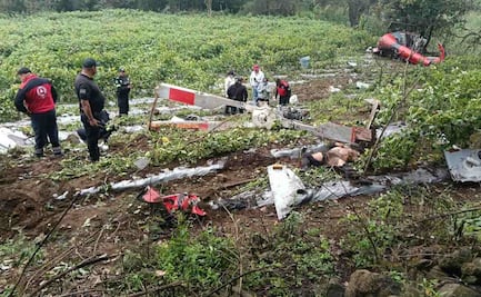 Helicóptero se desploma en el Estado de México; Protección Civil reporta dos personas muertas