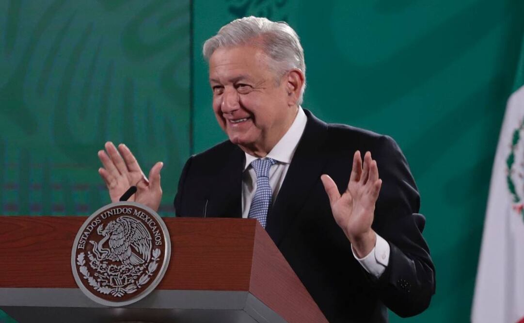 El Presidente en su conferencia "Mañanera". Foto: Berenice Fregoso / EL UNIVERSAL 