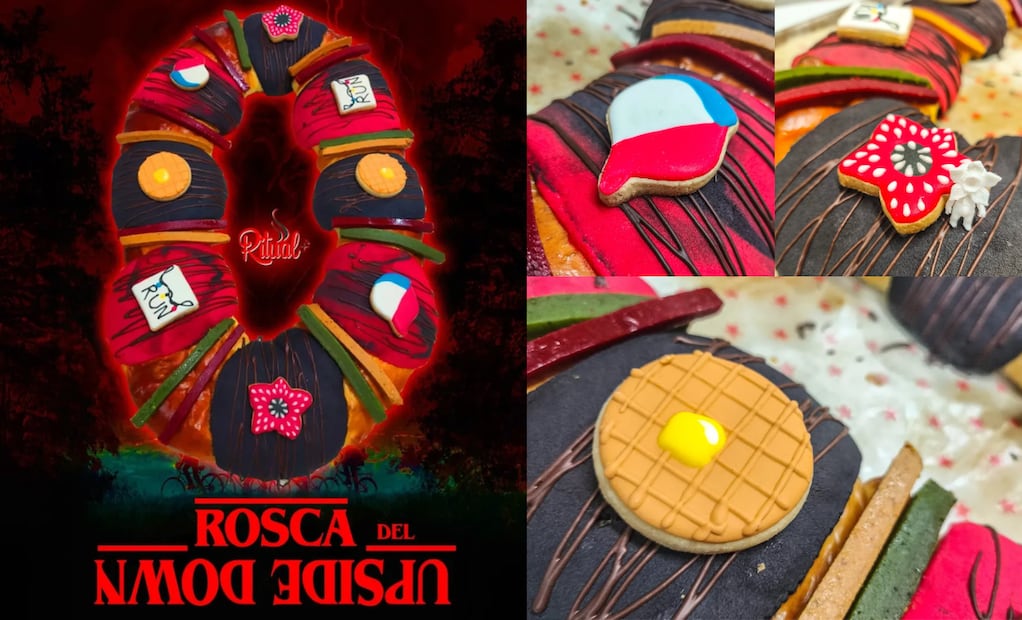 Esta rosca de reyes es perfecta para compartir con toda la familia. Foto: Instagram @rituuual