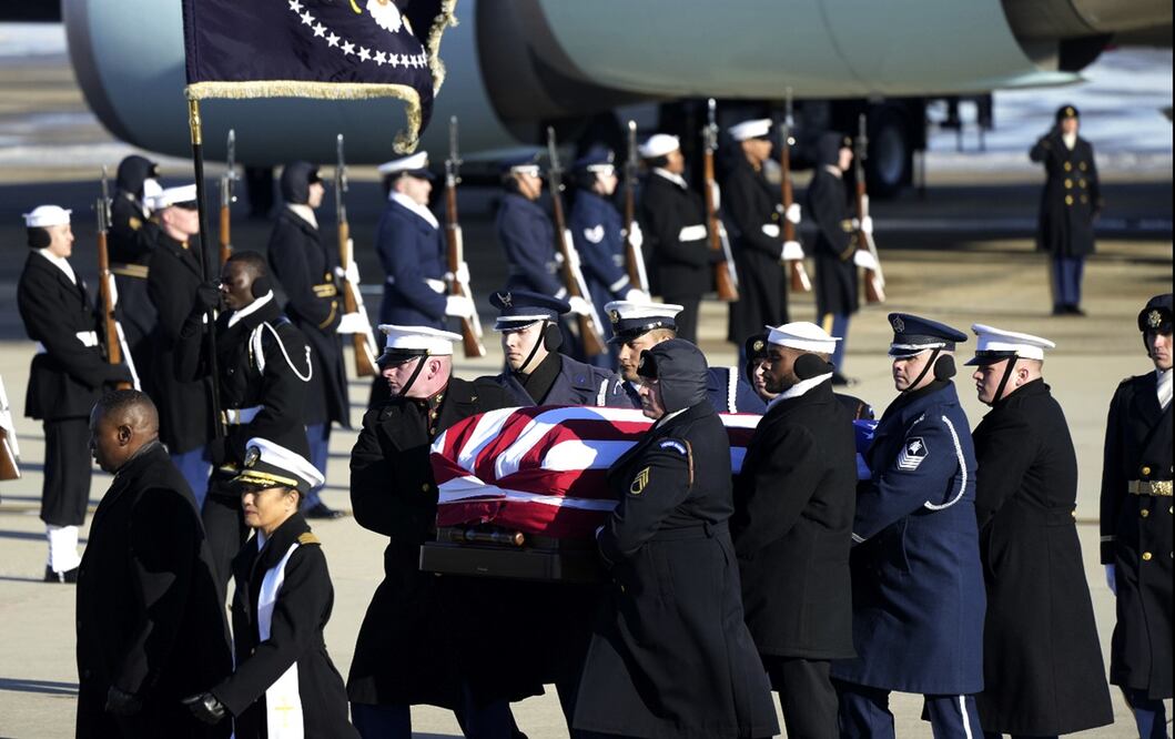Homenaje al expresidente estadounidense, Jimmy Carter. Foto: AP
