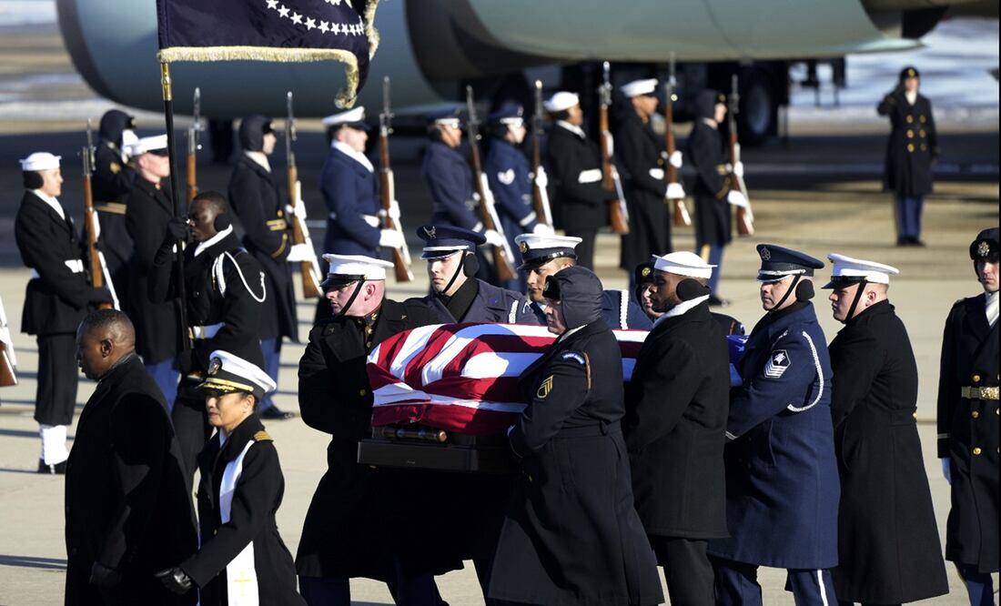 Homenaje al expresidente estadounidense, Jimmy Carter. Foto: AP