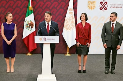 Batres, al frente de la CDMX; apuntalan a García Harfuch