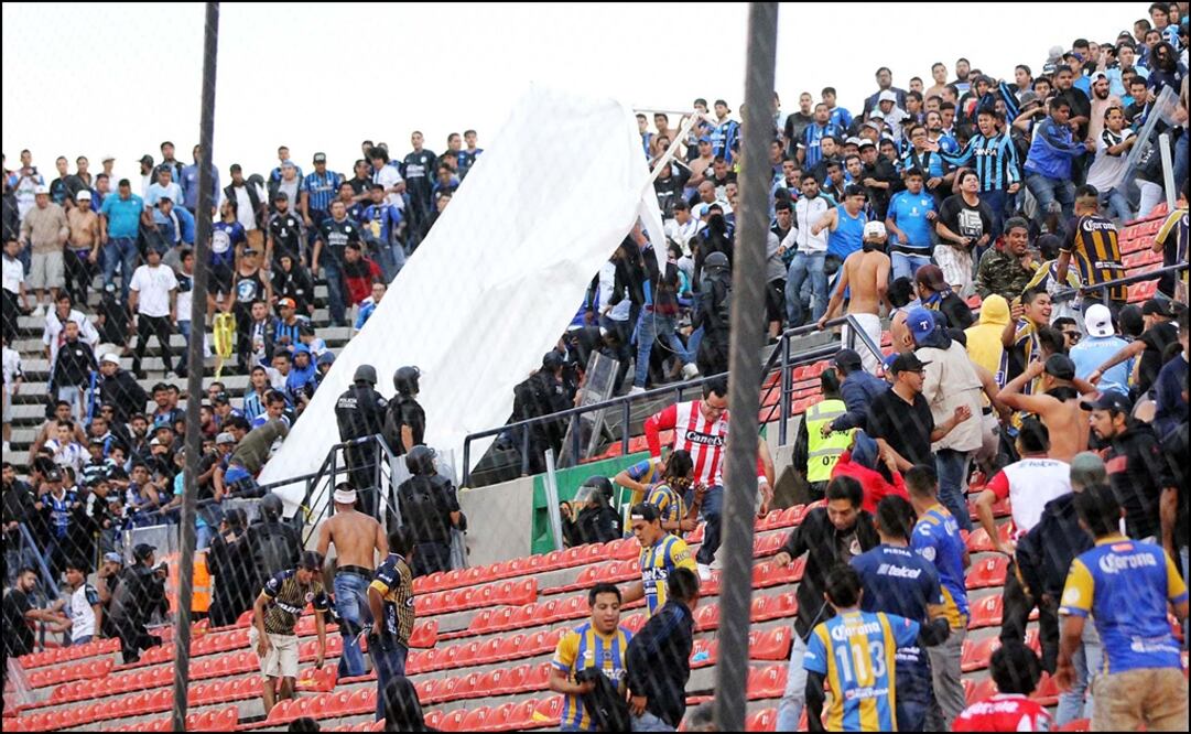 Batalla en el Alfonso Lastras. Foto: Imago 7