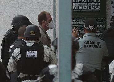 Con fuerte dispositivo de seguridad, trasladan al "Güero Palma" a hospital Adolfo López Mateos