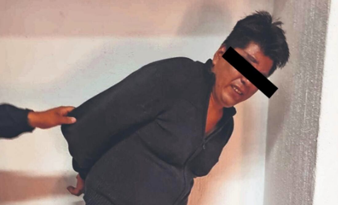 El detenido fue presentado ante el Ministerio Público. Foto: Especial