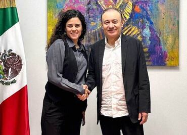 Luisa María Alcalde sostiene encuentro con Alfonso Durazo, previo a resultados de encuestas de Morena