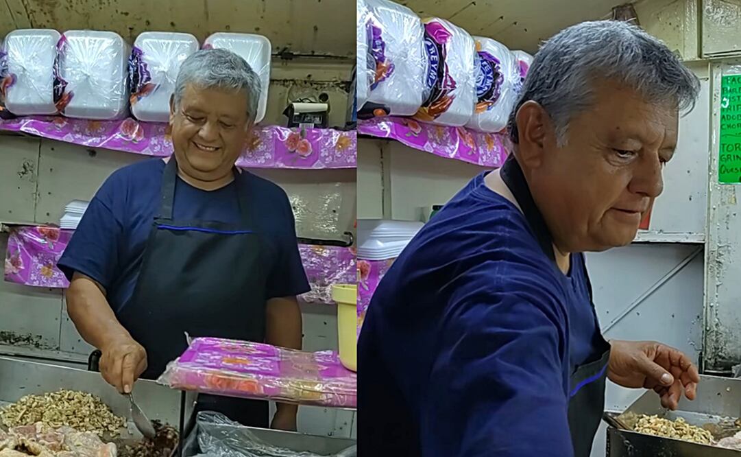 El negocio del taquero ya fue apodado como la "Taquería del Bienestar". Foto: Facebook Los Tripones Vlog