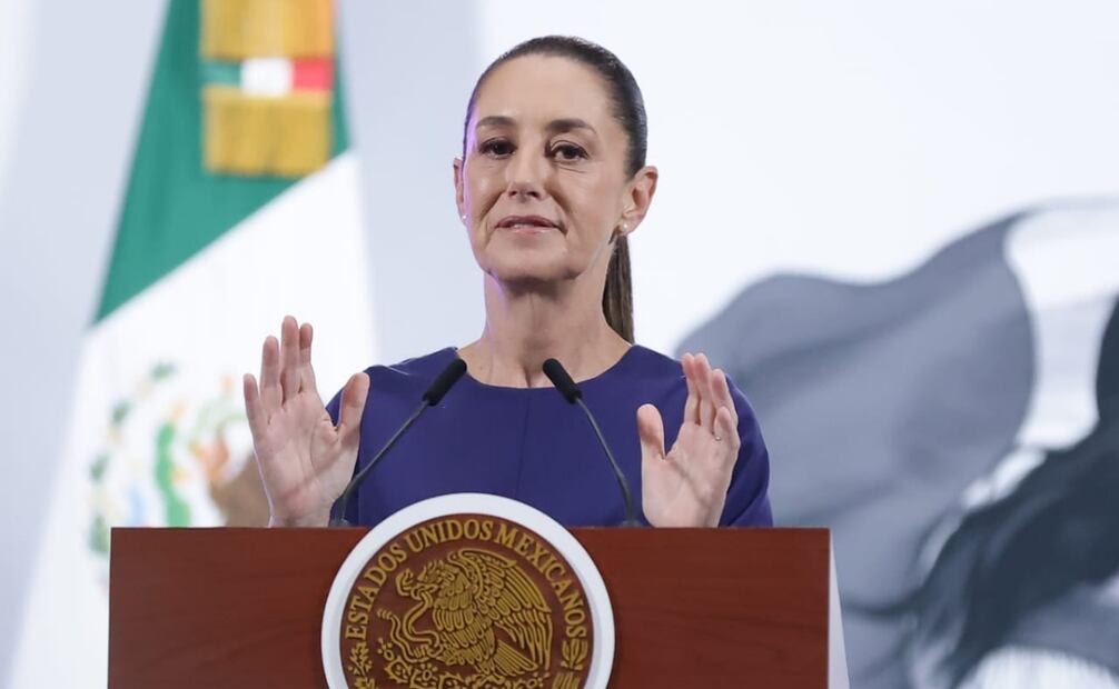 Luego que en el pasado Consejo Nacional de Morena, el director del Fondo de Cultura Económica (FCE), Paco Ignacio Taibo II, planteara la "nacionalización" de TV Azteca, la presidenta Claudia Sheinbaum rechazó que su gobierno esté pensando en la nacionalización de alguna televisora; señaló que hay libertad de expresión. Foto: Fernanda Rojas / EL UNIVERSAL