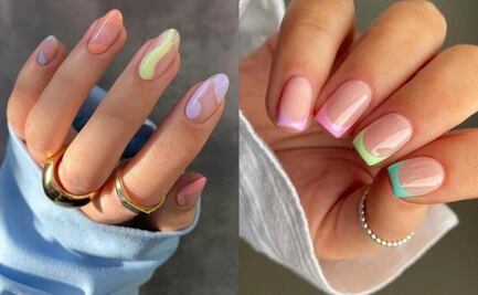 Ideas de manicura color pastel para uñas cortas y largas en primavera