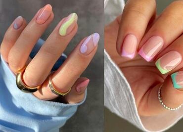Ideas de manicura color pastel para uñas cortas y largas en primavera
