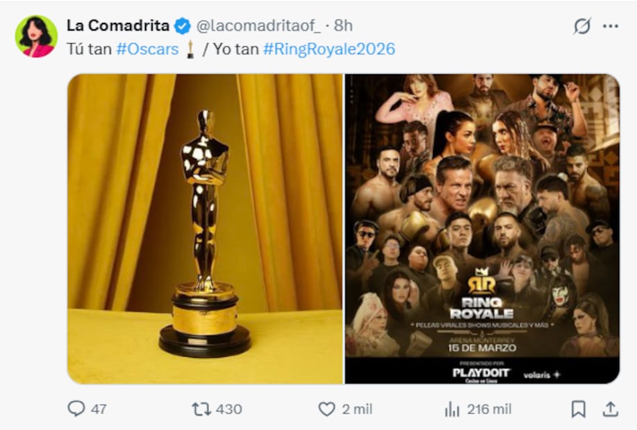 Usuarios reacciones a Ring Royale con los memes más divertidos en redes sociales. Foto: Captura de pantalla