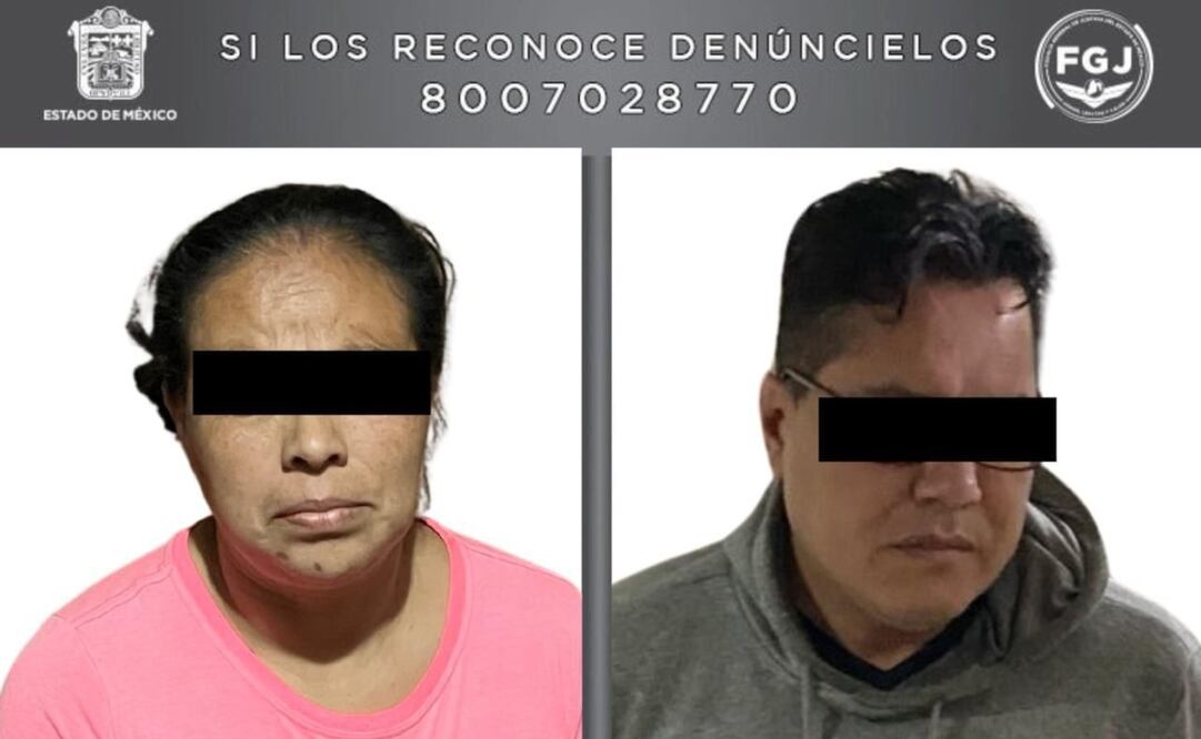 Paul “N” y Yasmín “N” vinculados a procesos por su probable participación en el delito de trata de personas. Foto: FGJ