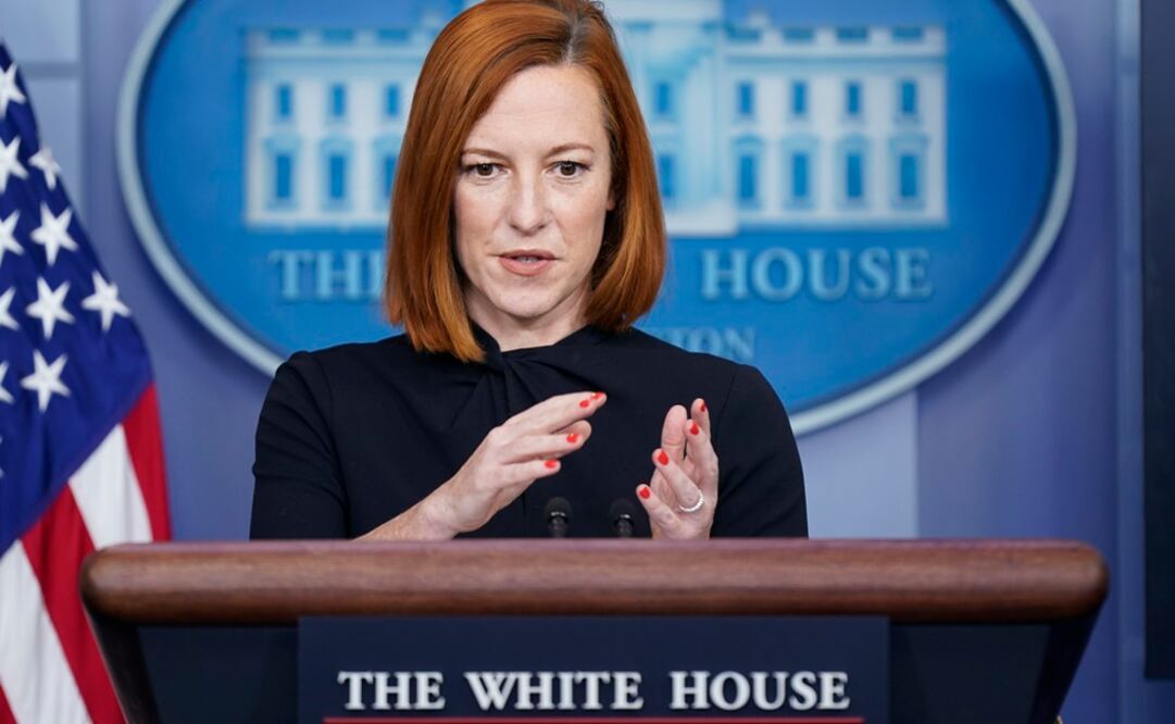 Portavoz de la Casa Blanca, Jen Psaki. Foto: AP