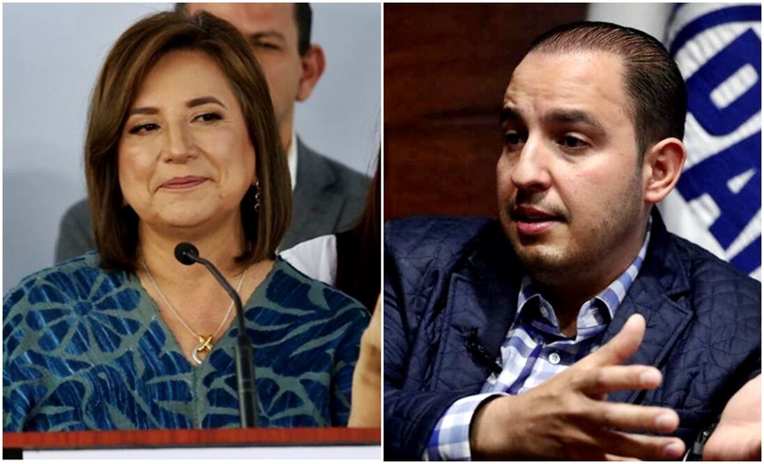 Xóchitl Gálvez / Marko Cortés. Foto: especial