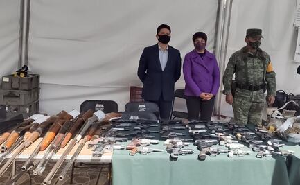 Gobierno de CDMX entrega a Sedena armas recolectadas en programa “Sí al Desarme”