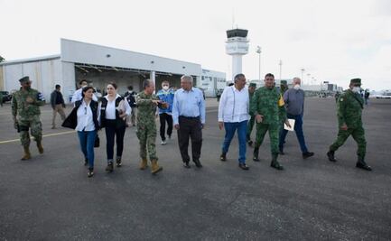 AMLO reitera en Tabasco llamado a la población a resguardarse