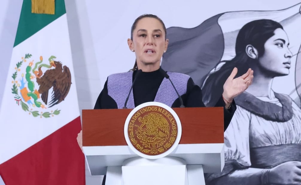 Conferencia matutina de la presidenta Claudia Sheinbaum Pardo en Palacio Nacional el 26 de marzo de 2026. Foto: Luis Camacho / EL UNIVERSAL