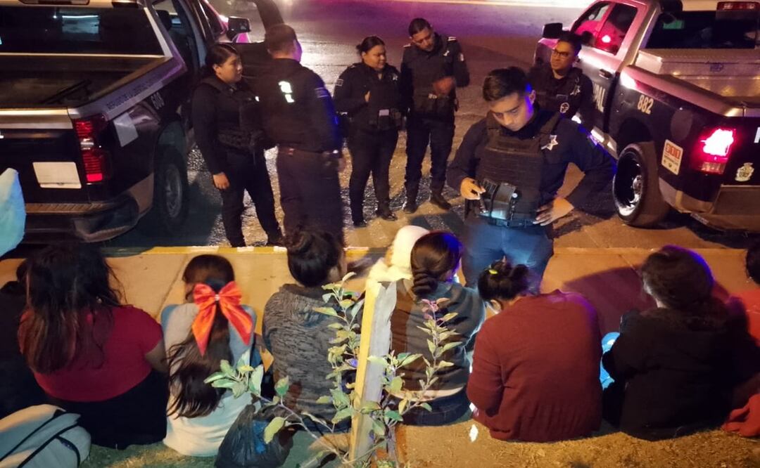 Rescatan a 19 migrantes en situación de calle en Ciudad Juárez. Foto: Especial