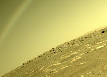 ¿Un arcoíris en Marte? La NASA explica la foto que tomó el Perseverance