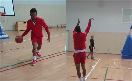 Djokovic reta a LeBron a un partido de basquetbol
