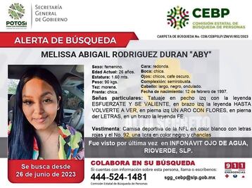 Restos hallados en carretera son de locutora