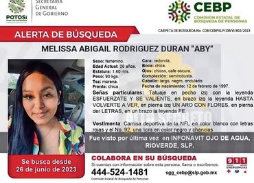 Restos hallados en carretera son de locutora