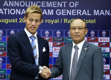Keisuke Honda, nuevo entrenador de la Selección de Camboya