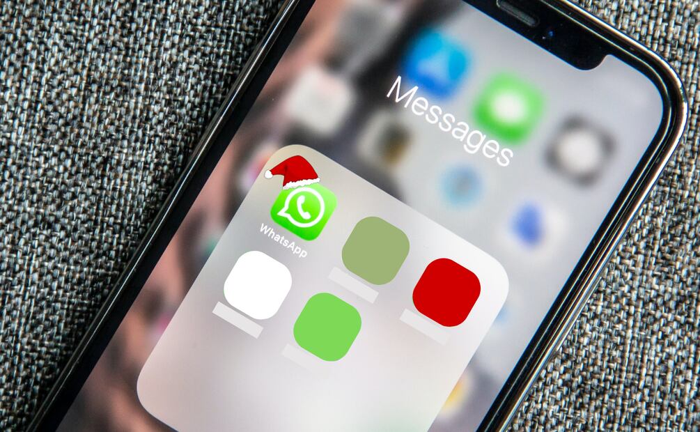 WhatsApp no cuenta con funciones especiales de Navidad, pero sí permite ponerlo a tono con la temática. Foto: Especial