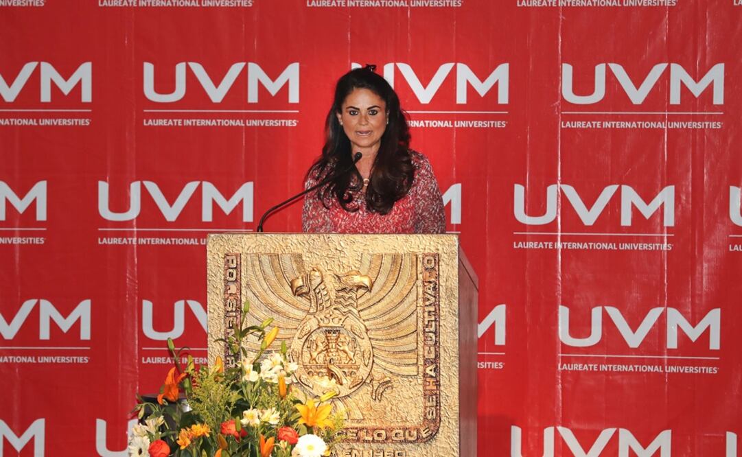 La señora Perla Díaz de Ealy asistió al relanzamiento de la Licenciatura en Comunicación y Medios Digitales de la UVM. /Valente Rosas - EL UNIVERSAL