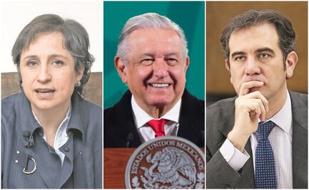 AMLO critica a Lorenzo Córdova por ser comentarista con Aristegui, quien tenía “una postura distinta”