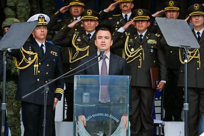 "Teníamos todo en contra, pero estamos ganando esta batalla", afirma el presidente de Ecuador