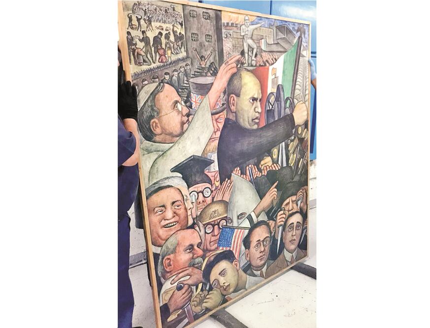 La SNTE mostrará las piezas de Rivera y Toledo, entre otros, gratuitamente a partir del próximo ciclo escolar. Fotos: ESPECIAL.