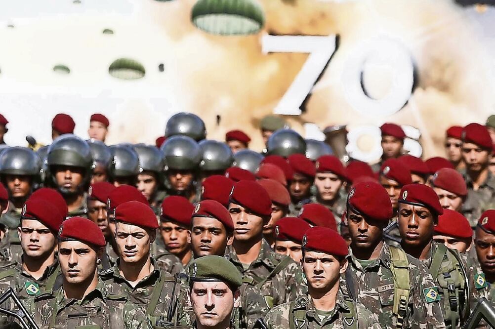 El batallón de paracaidistas, una de las fuerzas de contingencia (XINHUA)