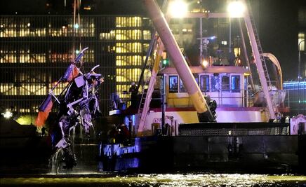 FOTOS: Así fue el rescate del helicóptero que cayó al río Hudson en NY donde murieron 6 personas