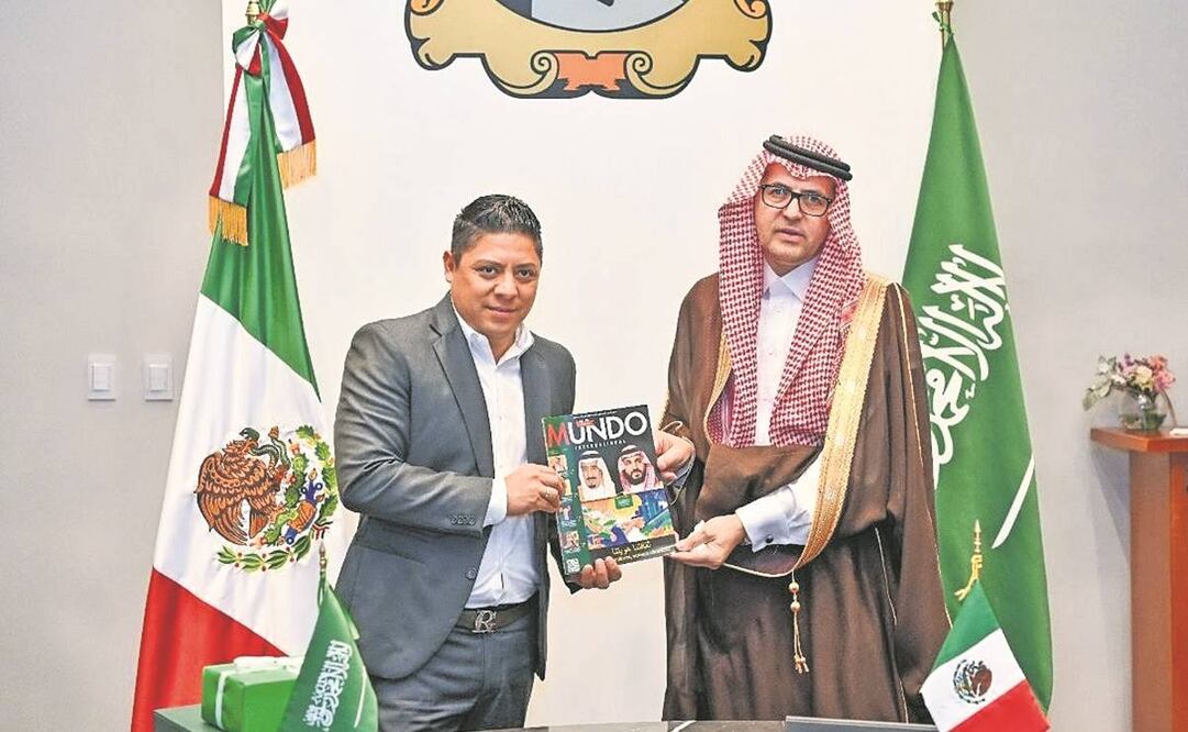 El gobernador de San Luis Potosí comentó al embajador de Arabia Saudita en México las estrategias que posicionan a la entidad como un polo atractivo de desarrollo.  Foto: Especial