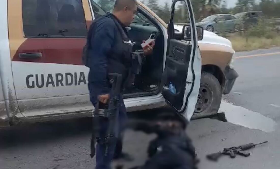 Un elemento de la Guardia Estatal muerto fue el resultado de diferentes enfrentamientos en Tamaulipas. Foto: especial
