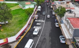 Continúa el rescate y pavimentación de avenidas en Ecatepec, cuentan con iluminación y mantenimiento