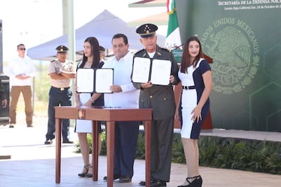 Inauguran instalaciones militares en Baja California Sur