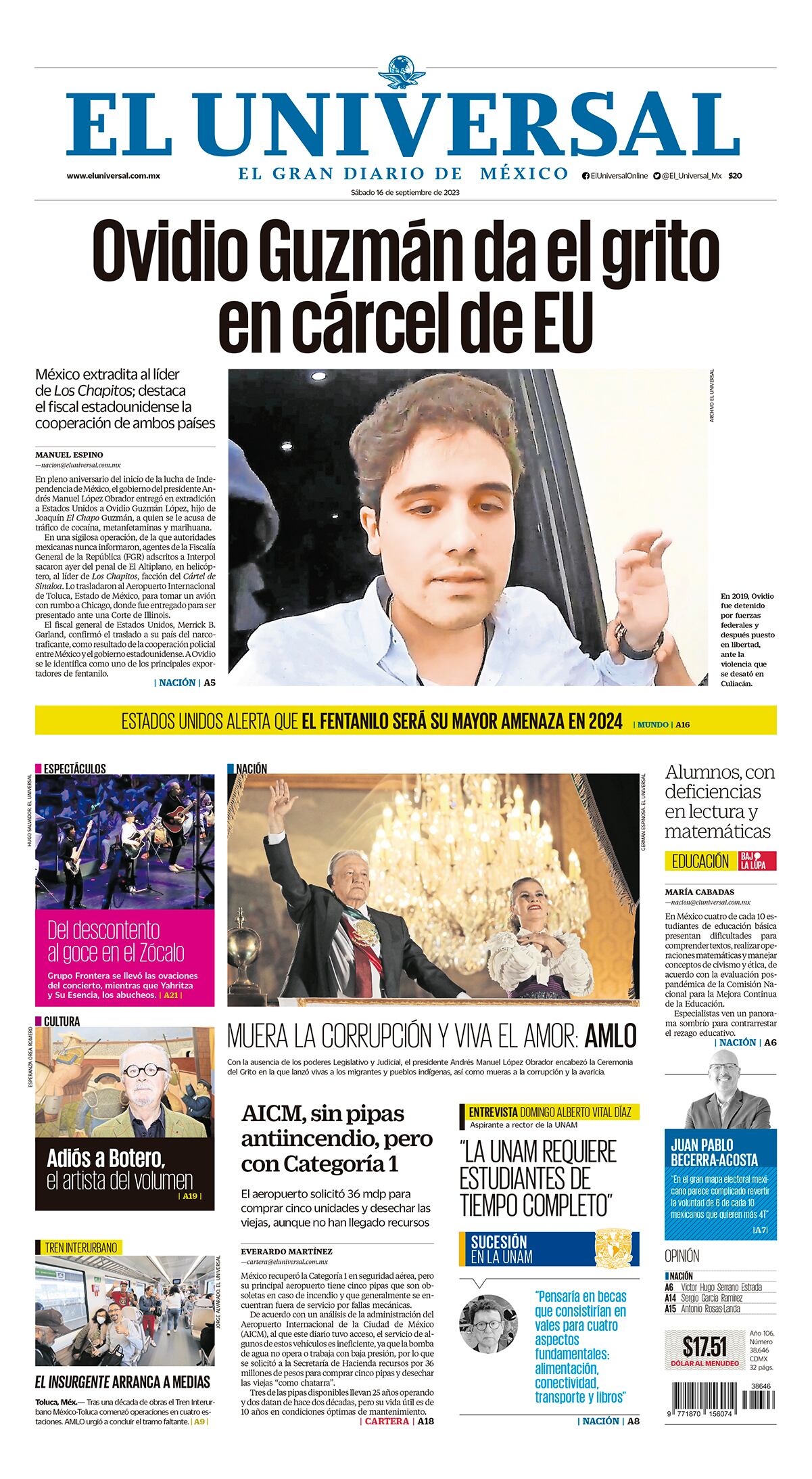 Portada impresa