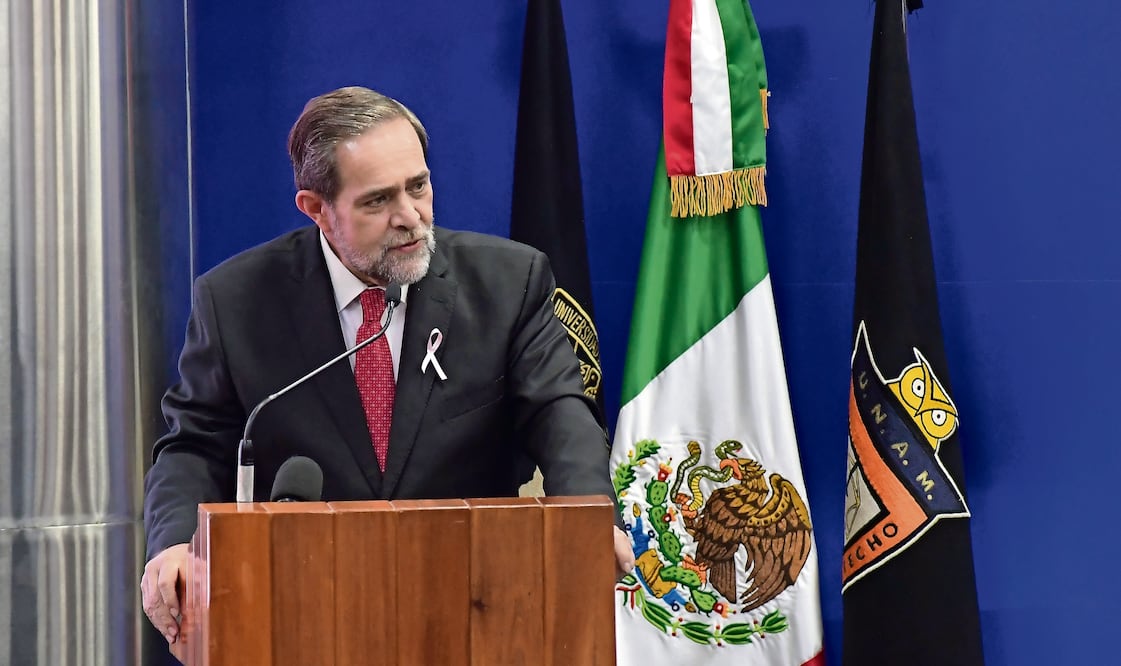 El ministro Jorge Pardo participó ayer en un congreso de la UNAM. Foto: Especial
