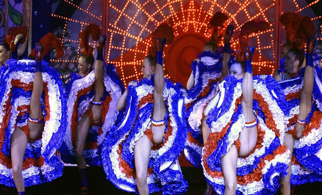 El grand écart (split o abertura de piernas) de Louise Weber, “La Goulue” (La Glotona), se hizo legendario. (Foto: Cortesía Moulin Rouge)
