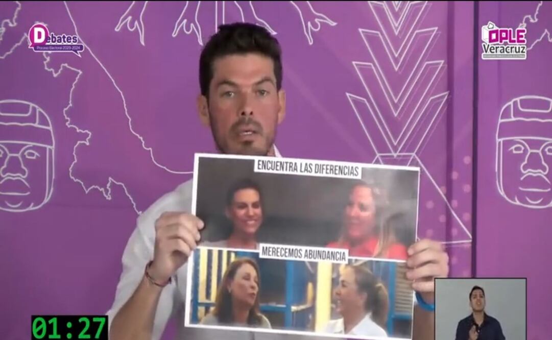 Gerardo Loya, presentó copia de facturas pagadas a la candidata como directora del periódico El Dictamen. Foto: especial