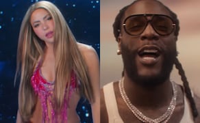 Shakira y el compositor nigeriano. Foto: Vía Youtube oficial.