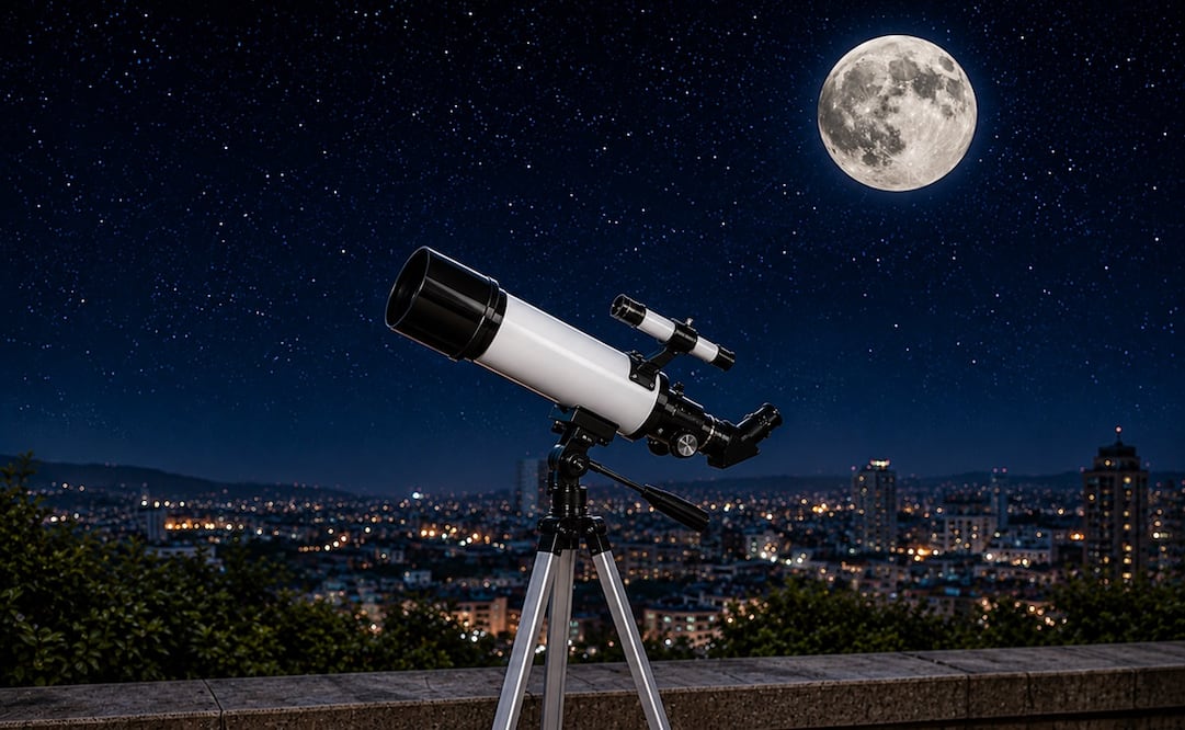 Conoce los diferentes telescopio para observar el fenómeno astronómico. Foto: IA