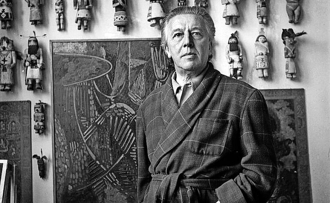 André Breton en su casa de París. Foto: de Lipnitzki/Roger-Violle