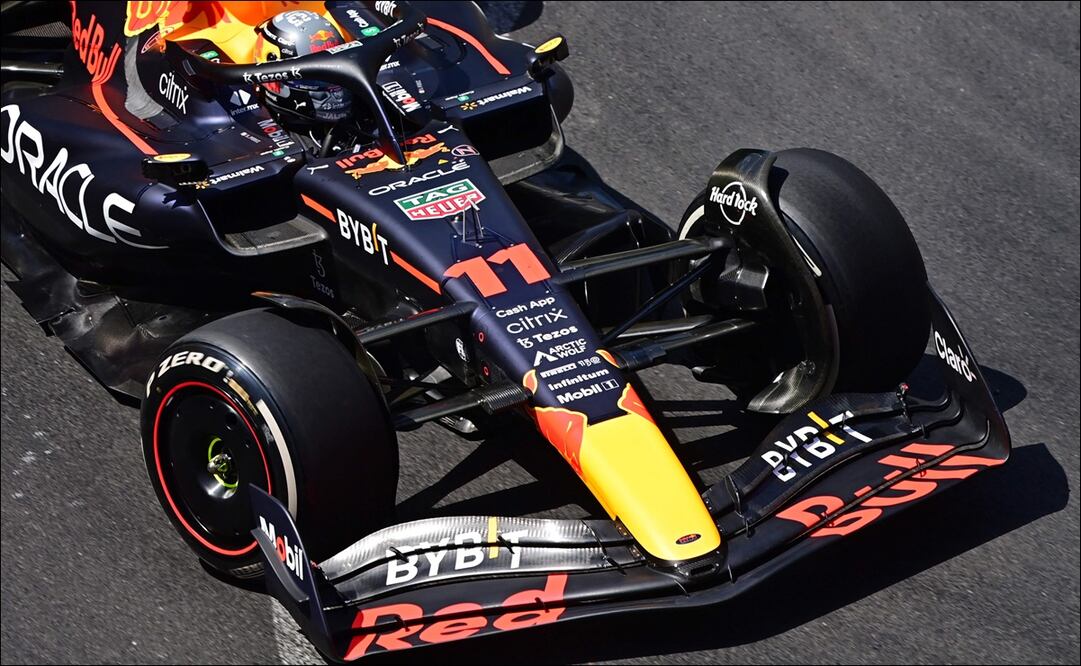 CHECO PÉREZ FUE EL TERCERO MÁS RÁPIDO EN LA FP2 DEL GP DE MÓNACO - FOTO: AFP